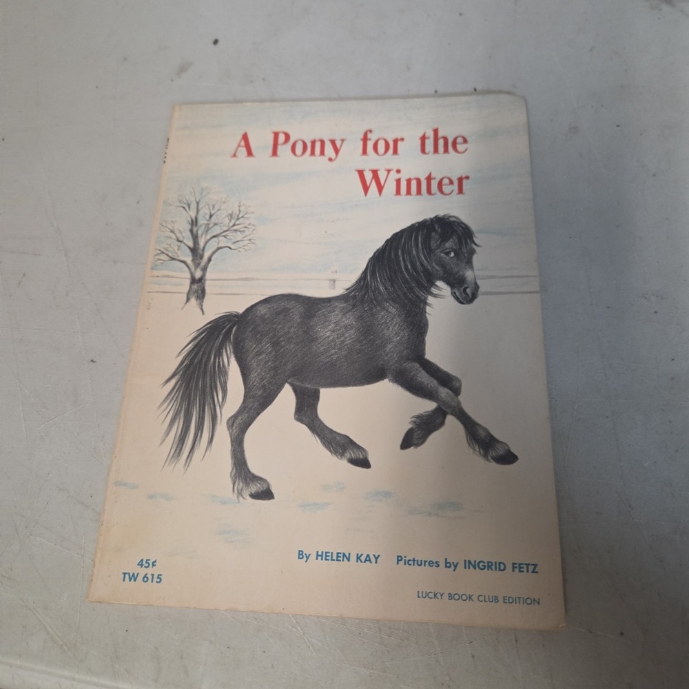 A Pony For The Winter By Helen Kay 1964 1st Printing Scholastic Paperback